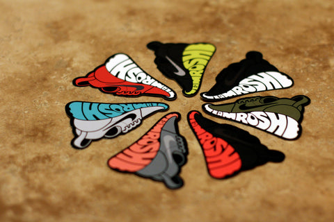 TeamROSHE "Big Shoe" Stickers - OG 7 Pack